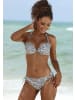 LASCANA Bikini-Hose in oliv-bedruckt