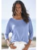 LASCANA 3/4-Arm-Shirt in hellblau