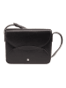 DuDu Cefalonia Umhängetasche Leder 21 cm in black rosa