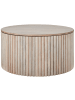 Beliani Couchtisch KIRKWOOD in Braun - (W) 70 x (H) 37 x (L) 70 cm