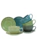 CreaTable CreaTable Nature Collection Bistrotassen Set, Cappuccino Set 8-tlg in Mehrfarbig in Mehrfarbig