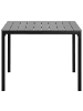 Beliani Esstisch PRATO in Grau/Schwarz - (W) 95 x (H) 74 x (L) 95 cm