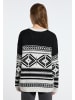 IZIA Damen Strickpullover in Schwarz
