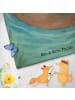 Mr. & Mrs. Panda Handtuch Otter Muschel Design ohne Spruch in Grau Pastell