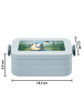 Mr. & Mrs. Panda Essensbox Pinguin Duschen Design ohne Spruch in Blau Pastell