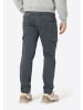 Timezone Cargohose Regular Fit Taschen Baumwolle Reißverschluss in Anthrazit