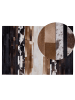 Beliani Kurzflor DALYAN in Bunt/Schwarz/Braun - (W) 140 x (H) 1 x (L) 200 cm