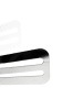 Almina Servierzange aus Edelstahl 24 x 5,5 cm - Küchenzange für Grill, in Silber