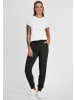 Oxmo Sweathose OXBenita 21300139-ME Kuschelweiche Sweat Pant Jogginghose in Grau