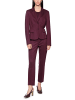 MARC CAIN ADDITIONS  Taillierter Stretch-Blazer mit Klappen in winetasting