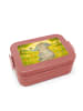 Mr. & Mrs. Panda MEPAL Bentobox Elefant Biene Design ohne Spruch in Rot Pastell