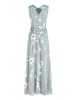 Vera Mont Abendkleid mit Blumenprint in Stone/Rosé