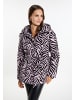 faina Steppjacke Mit Zebra-Print in Mauve Zebra