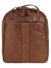 Cluty Rucksack echt Leder in cognac