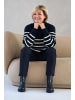 Mart Visser Caroline Tensen Danville Gestreifter Pullover Schwarz/Weiß