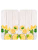 Wenko Herdabdeckplatte Universal Mod. Zitronen 2er Set, Herdabdeckplatte Universal Zitronen 2er Set in Mehrfarbig