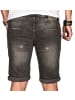 Alessandro Salvarini Jeansshorts Salvarini-Shorts-Multi1 in Dunkelgrau