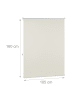 relaxdays 2x Thermorollo in Beige - (B)110 x (H)160cm