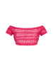 Swirly Damen Short-Top in Pink