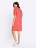 Sieh an! Jersey-Kleid in koralle