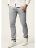 DAILY COTTON Chinohose - DCPROVO Chino Hose Elastische Jeans Stoffhose Slim-Fit in Hellgrau