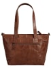SPIKES & SPARROW Shopper echt Leder in cognac