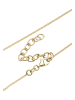 Elli Halskette 925 Sterling Silber Geo in Gold