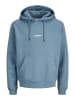 JACK & JONES PLUS Kapuzenpullover in Blue Mirage
