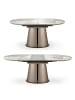 Feldmann-Wohnen Esstisch Robinson beige Marmor | Cappuccino 160-220 / 90 / 75cm