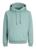 Jack & Jones Kapuzenpullover in Mineral Blue