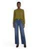 Zero  Chiffonbluse mit Crinkle-Effekt in Fir Green