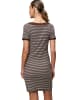Zero  Minikleid mit Streifen in BrownCream