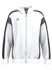 erima Kinder Trainingsjacke mit Kapuze in weiss/schwarz