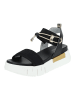 Nero Giardini Sandalen in Schwarz/Gold