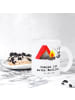 Mr. & Mrs. Panda Teetasse Panda Campen mit Spruch in Transparent