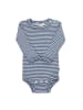 Joha Langarmbody Merinowolle/Seide in blue