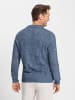 WITT WEIDEN Polopullover in jeansblau-bleu-meliert
