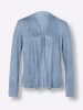 Heine Lederimitat-Blazer in bleu