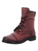 Mustang Schnürstiefelette in rot