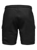 Humy Sweat Bermuda Shorts Casual mit Cargo-Taschen A&S in Schwarz