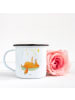Mr. & Mrs. Panda Tasse Fuchs Sterne ohne Spruch in Weiß