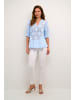 CULTURE Langarm-Bluse CUolu Relaxed fit in Cashmere Blue