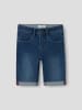 name it Shorts in Medium Blue Denim