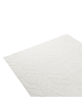 Beliani Kurzflor MITCHELL in Weiß - (W) 160 x (L) 230 cm