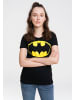 Logoshirt T-Shirt Batman-Logo in schwarz