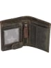 Billy the Kid Hunter Geldbörse RFID Leder 8 cm khaki-brown