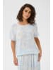 Kaffe Bluse kurzarm KAvilia Loose fit in Nantucket Chalk Leave