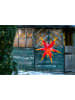 Sterntaler Dekostern | Weihnachtsstern | 18-Zacker | Faltstern | Kunststoff | Rot