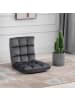 HOMCOM Bodenstuhl-55L x 71B x 53,5H cm-Dunkelgrau