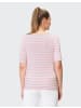 Joy Sportswear T-Shirt ALLISON in pink rose stripes